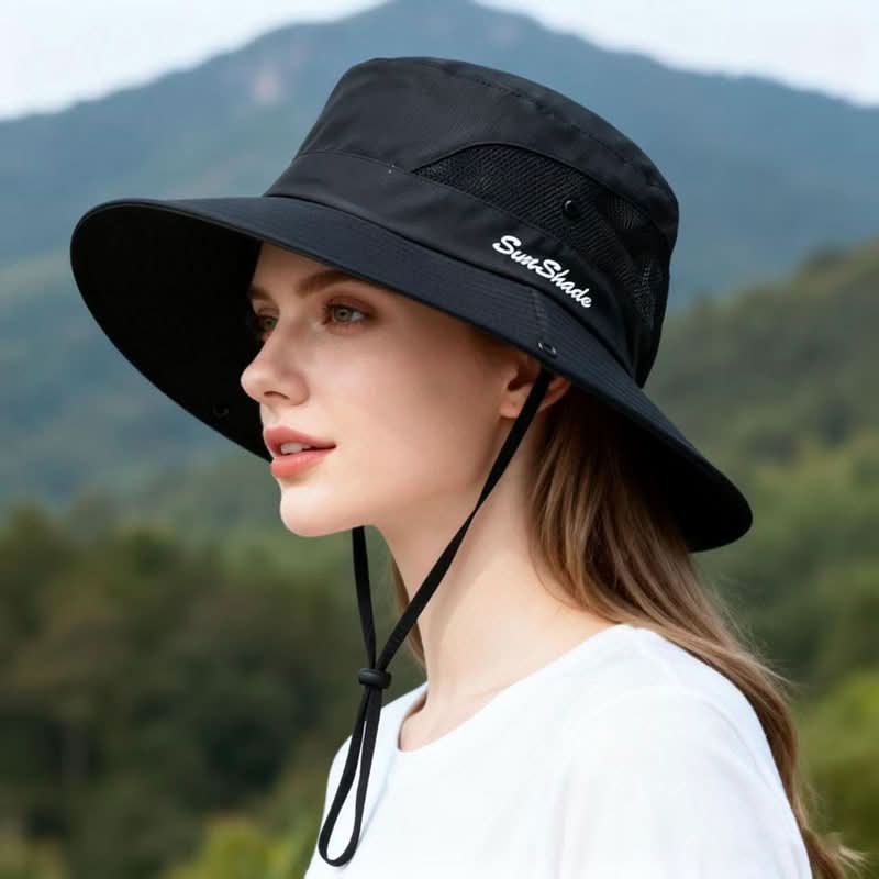 Explorer's Wide Brim Outdoor Hat with Ventilated Design