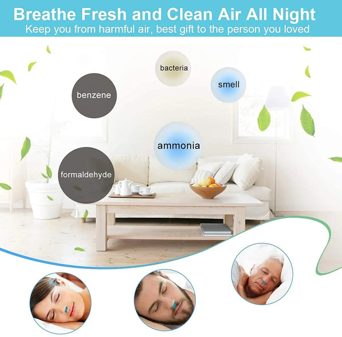 Compact Sleep Aid Device for Effortless Snoring Relief