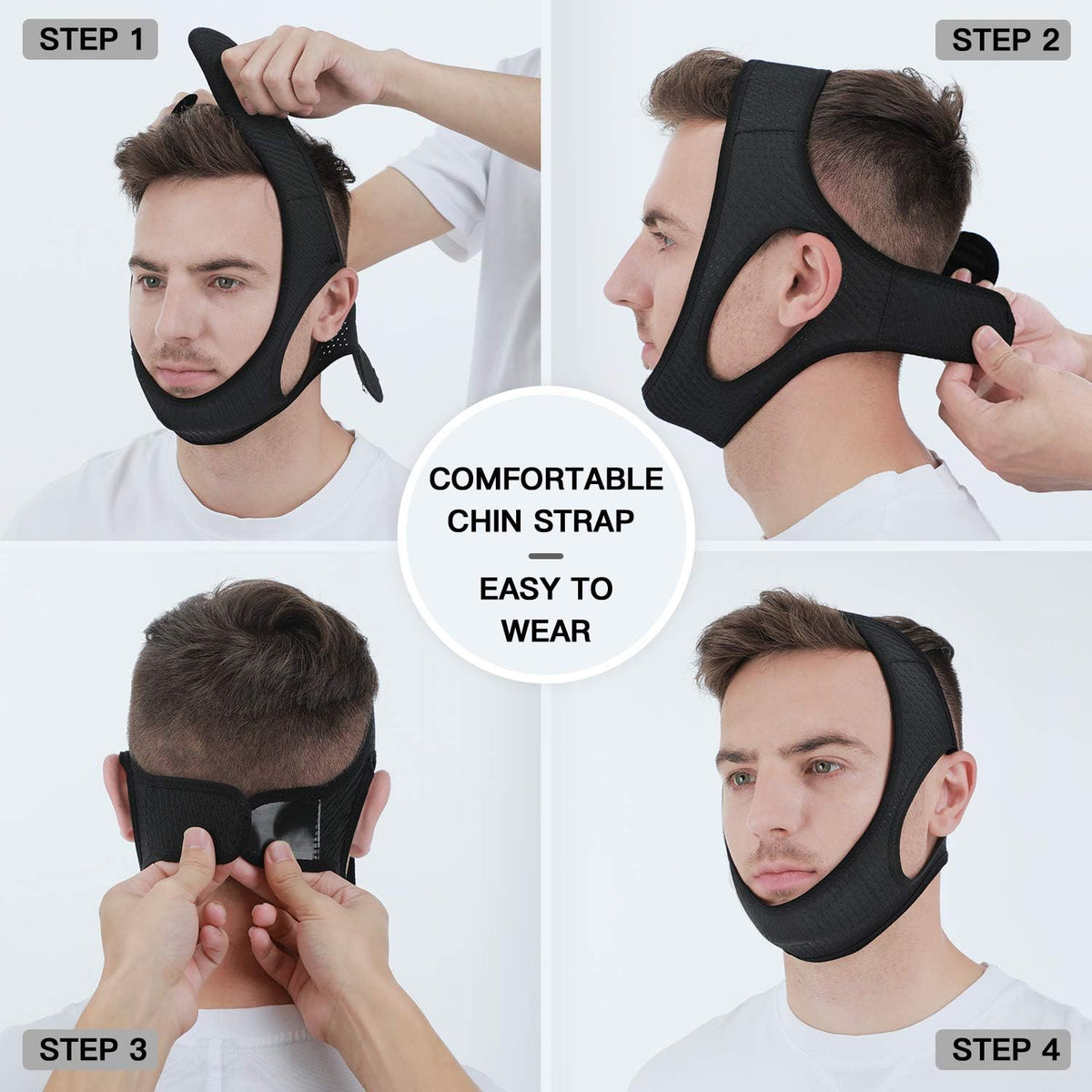 SnoreLess Sleep Support Strap for Peaceful Nights