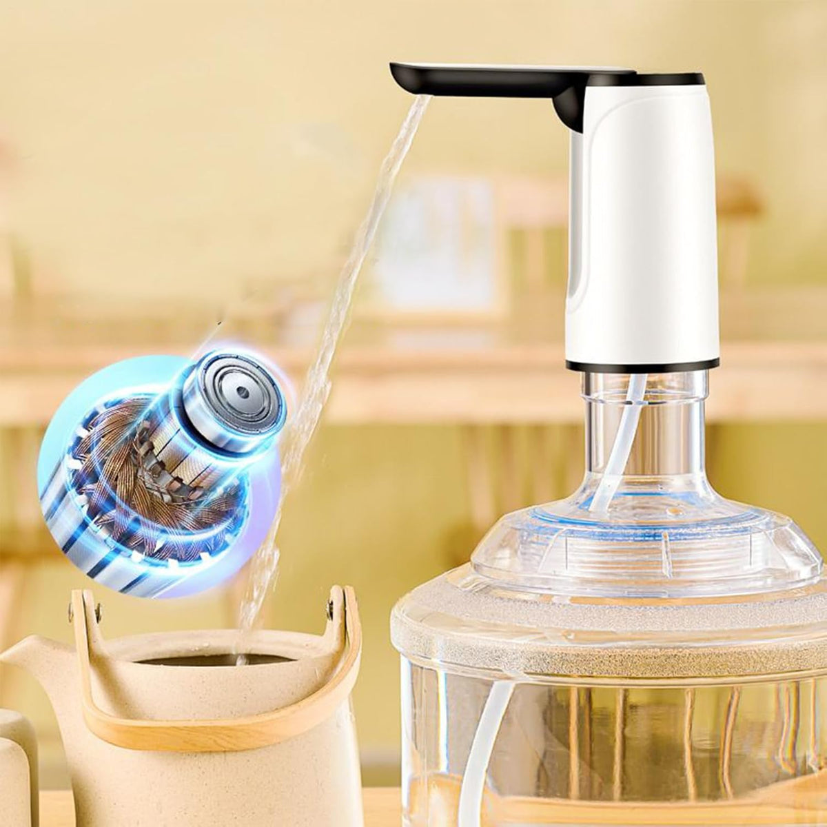 Rechargeable Portable Water Dispenser with USB – Buy One Get One Free
