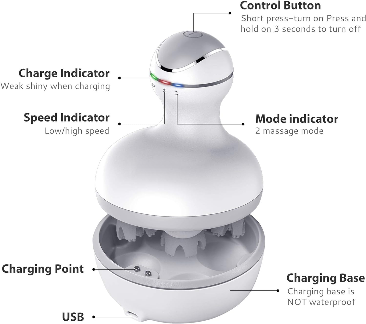 Relaxing Scalp Therapy Device for Ultimate Relaxation