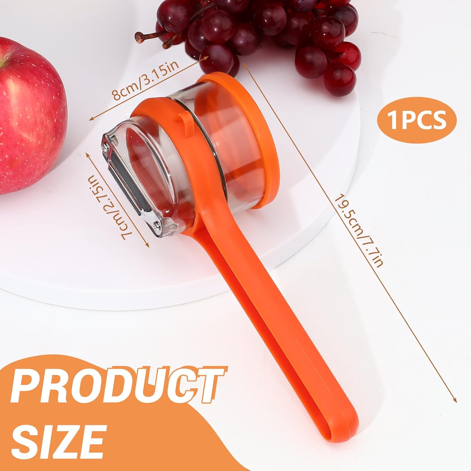 Effortless Fruit & Vegetable Peeler with Dual Blades