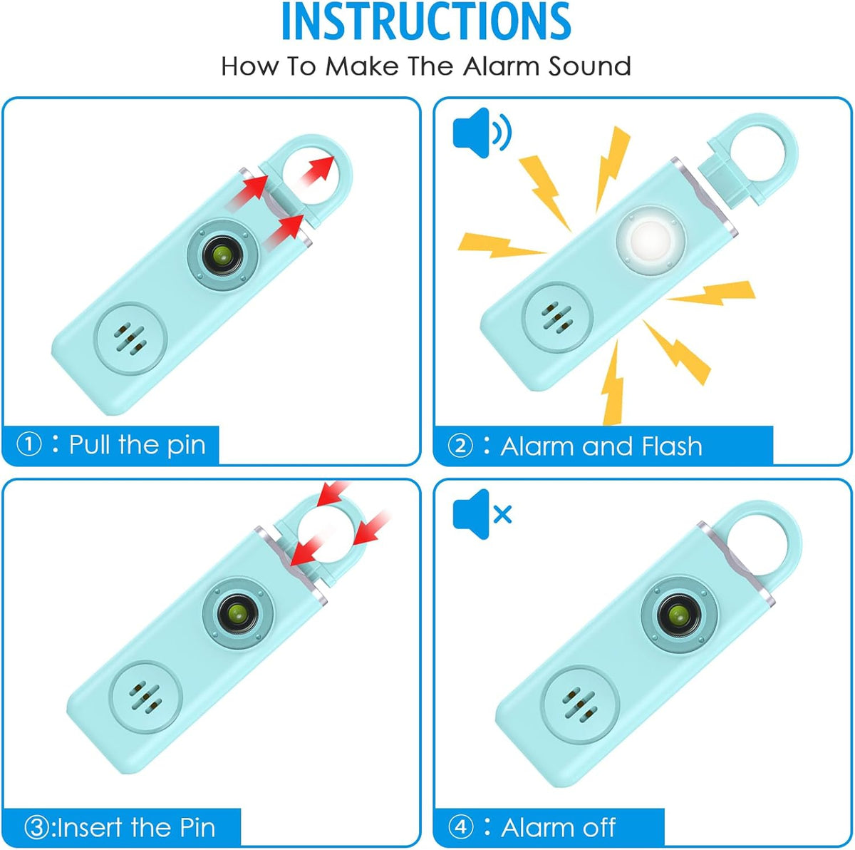 Keyring Personal Alarm – Buy One, Get One Free