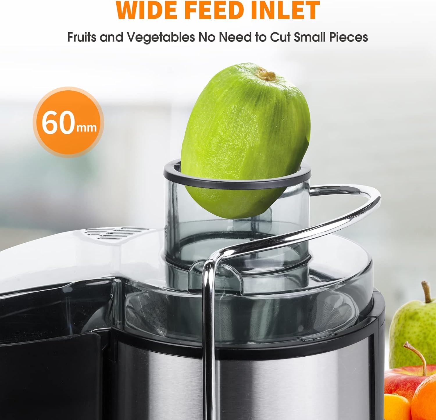 3-Speed Cold Press Juicer for Fresh Juice Extraction