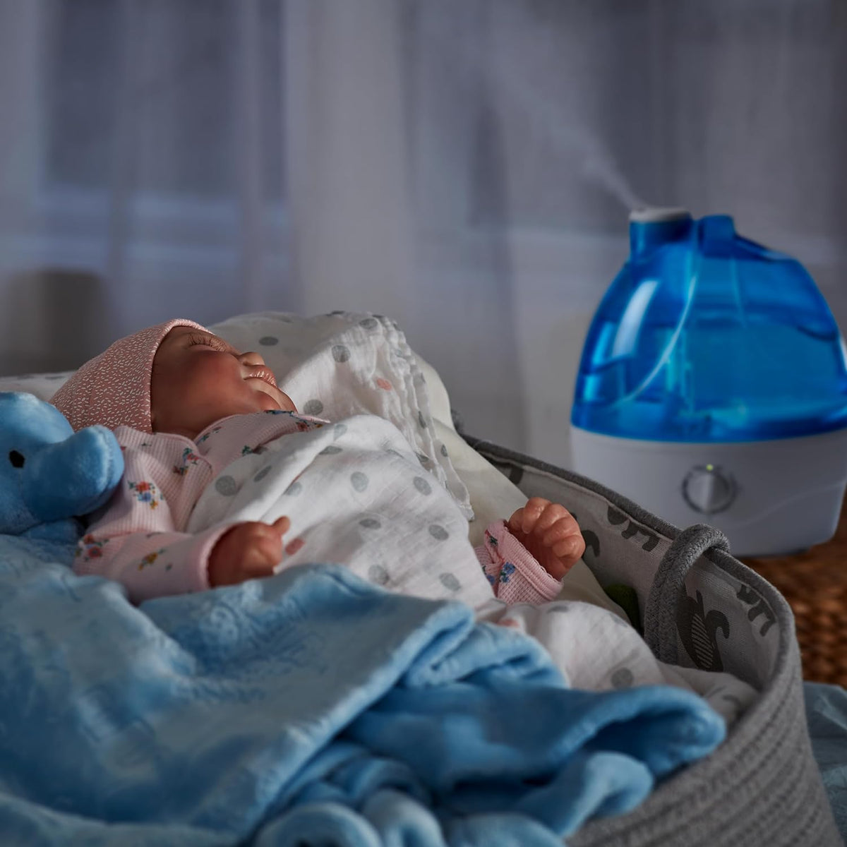 Serene Mist Ultrasonic Humidifier for Home Comfort