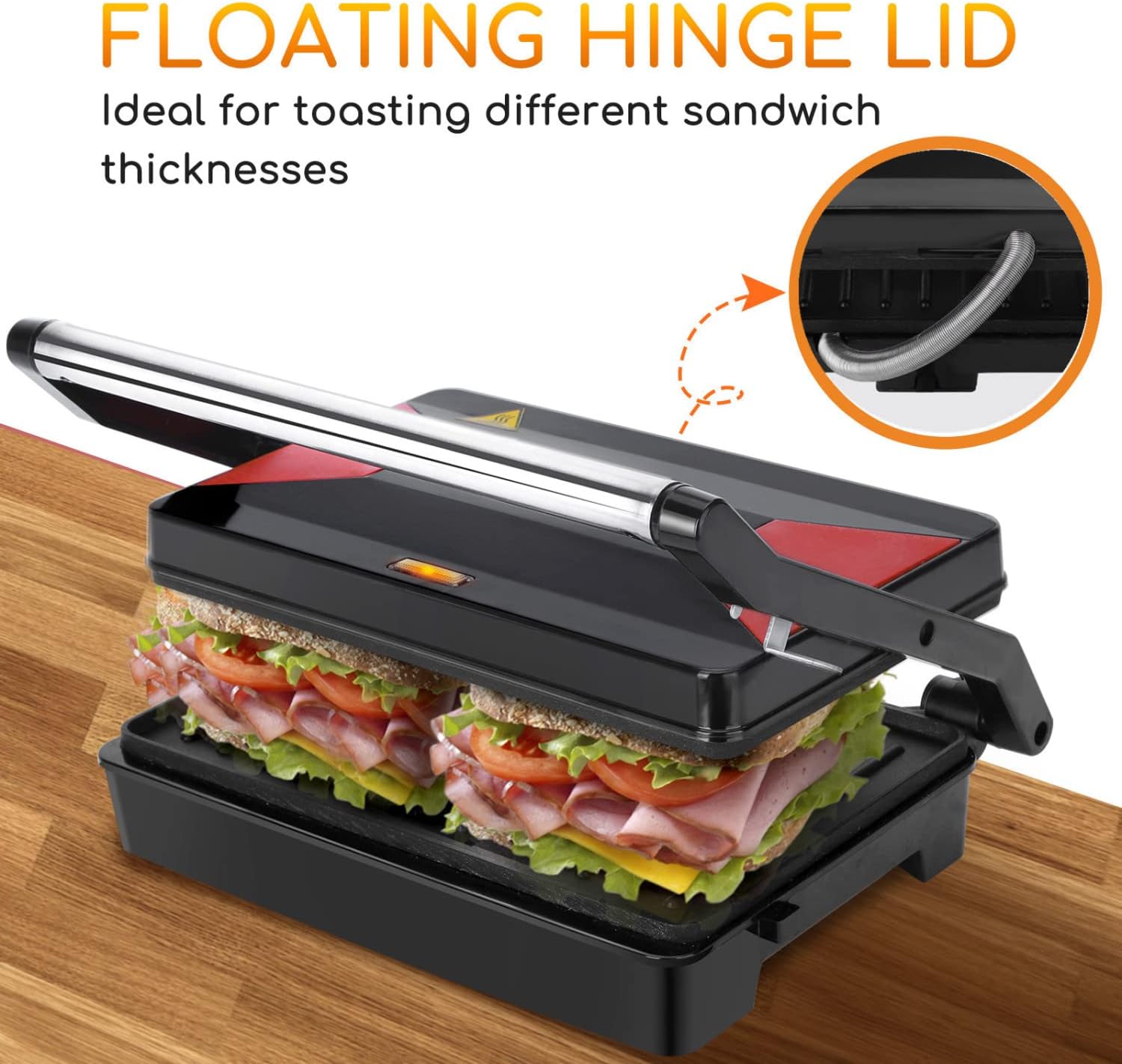 QuickHeat Sandwich Grill & Press