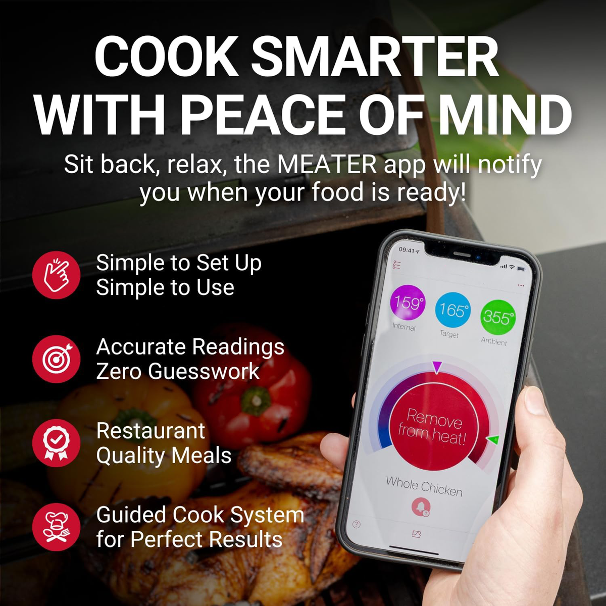 Bluetooth-Enabled Precision Cooking Thermometer