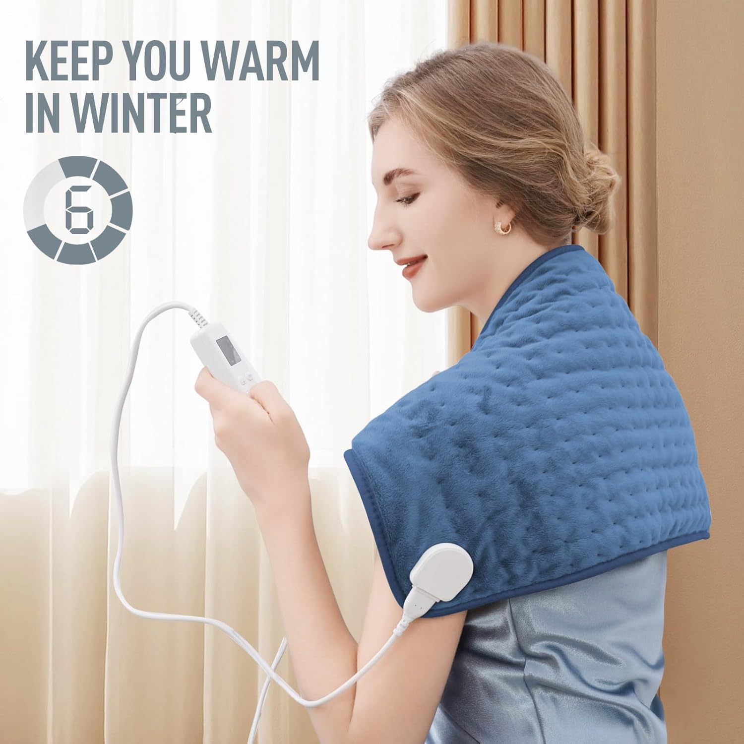 ComfortWave Electric Heating Pad for Soothing Relief