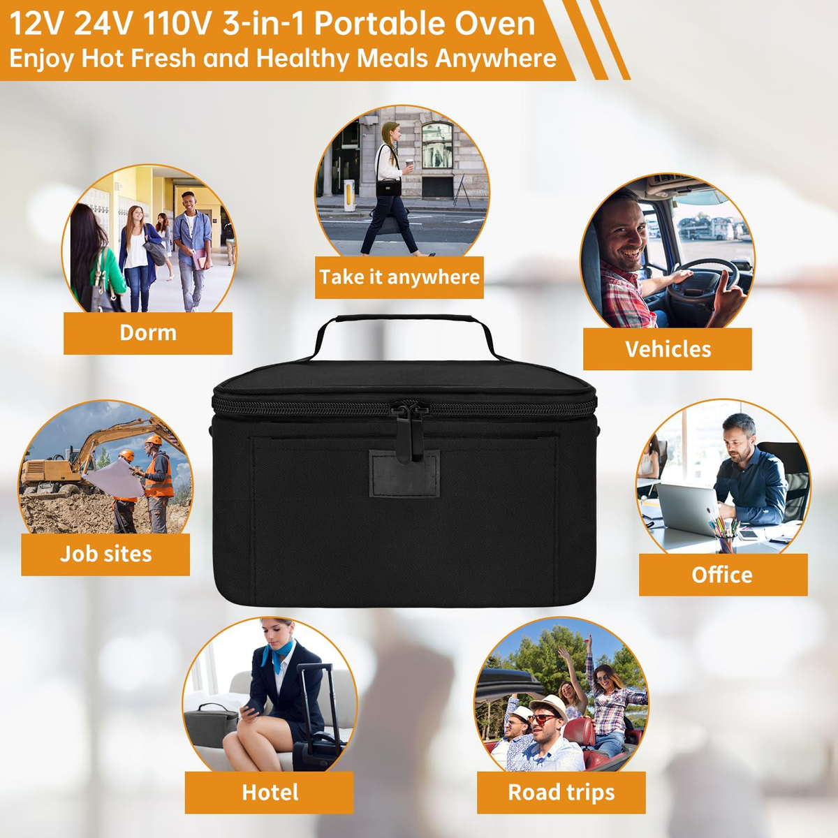 Travel-Friendly Meal Heating Container