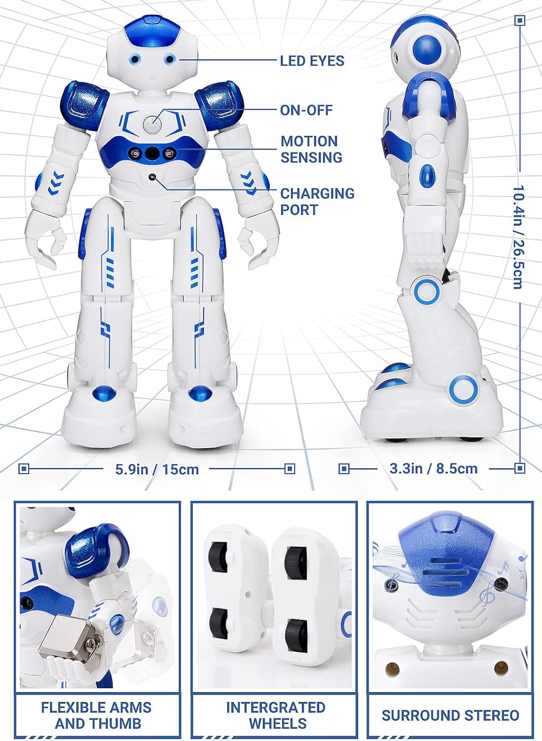 Interactive Gesture-Controlled Robot Companion