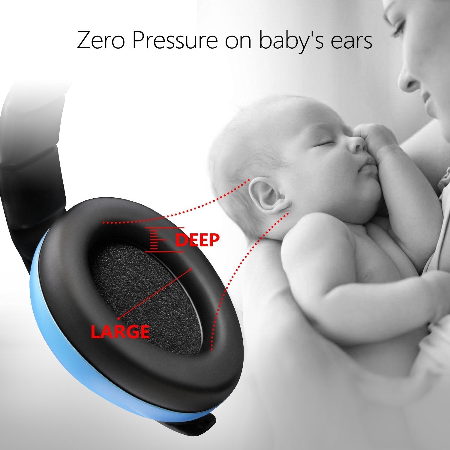 CuddleSafe Baby Noise Cancelling Earmuffs