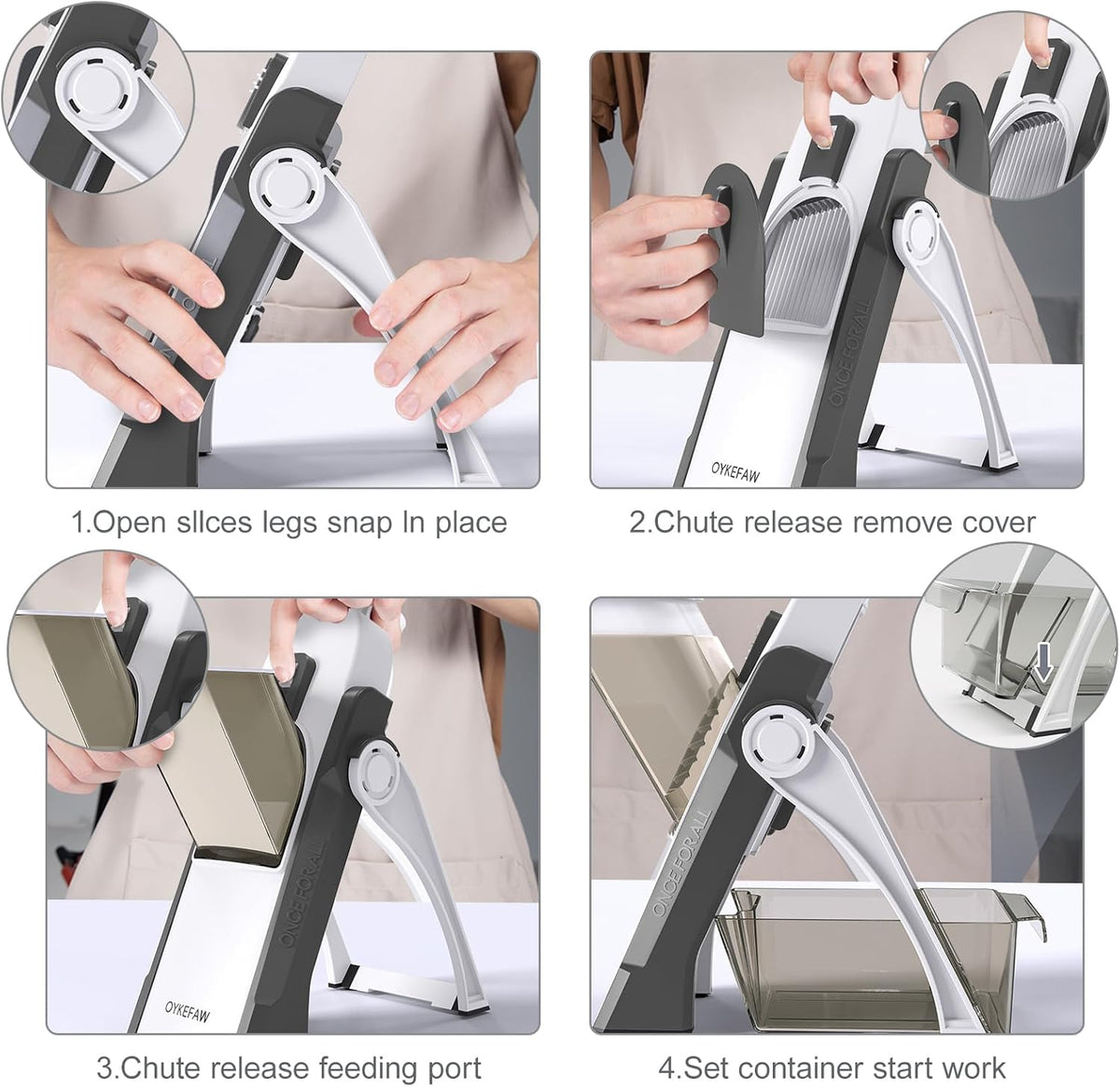 Effortless Vegetable Slicer with Adjustable Blades