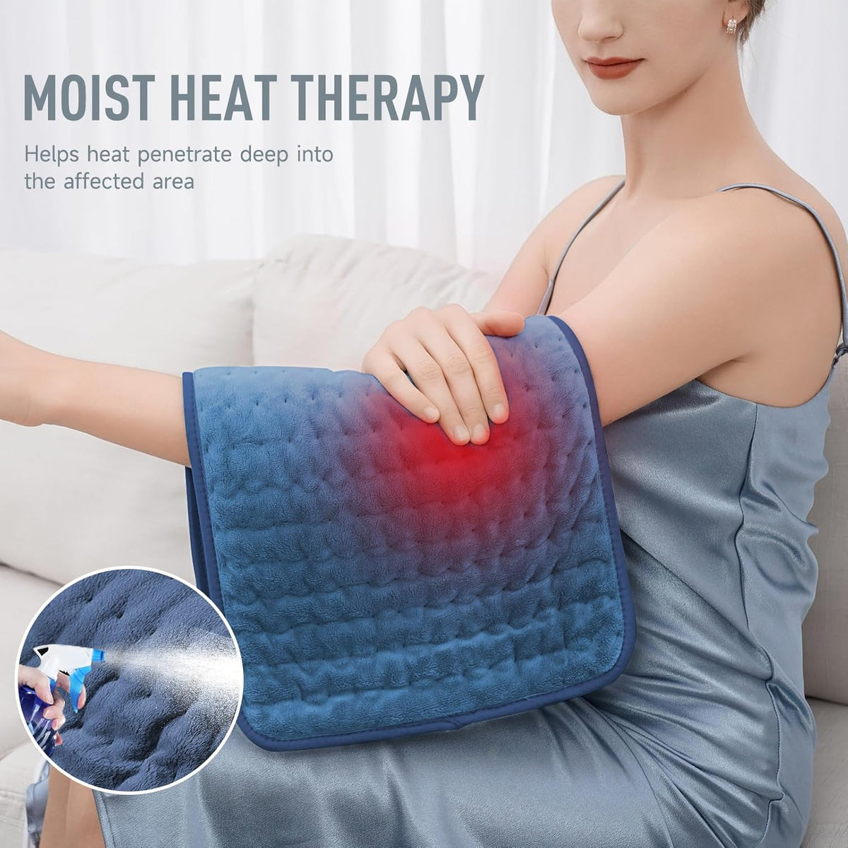 ComfortWave Electric Heating Pad for Soothing Relief