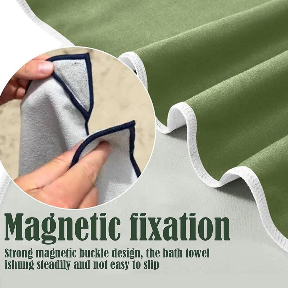Ultimate Magnetic Quick-Dry Towel for Beach Adventures