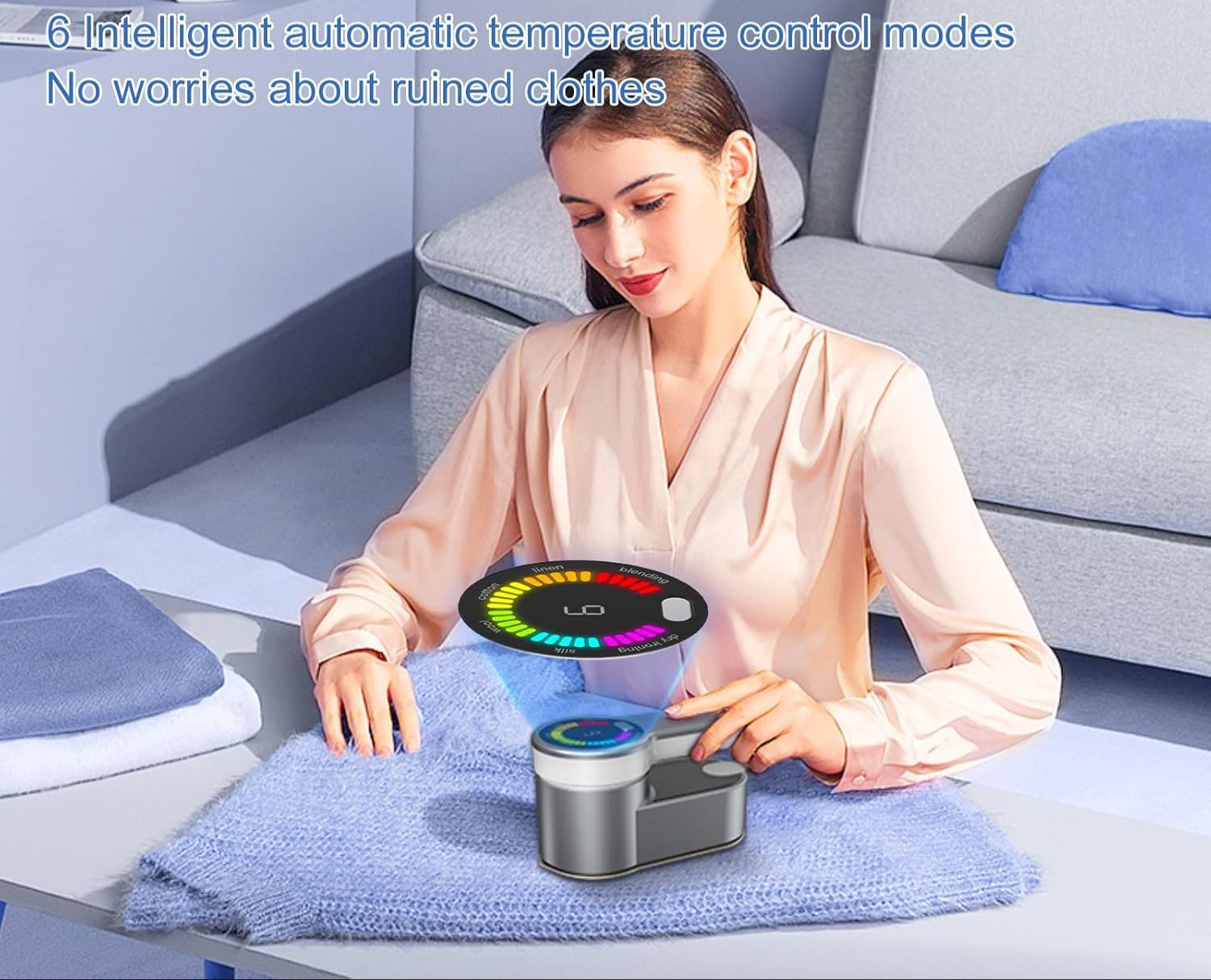 1200W Portable Steam Iron for Travel with 6 Settings and AU Plug