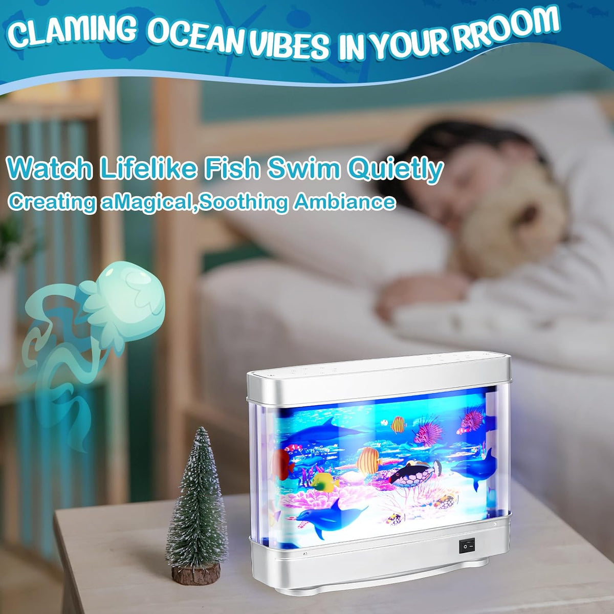 Serenity Wave Projector: Mini Ocean Experience