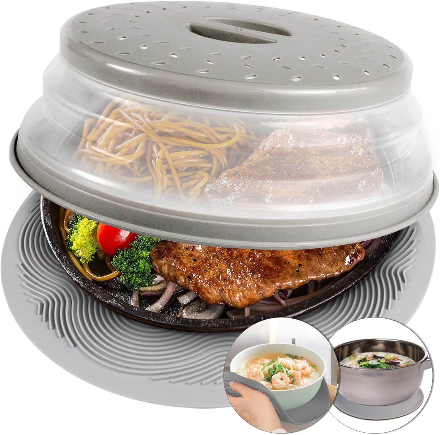 Versatile Microwave Protector & Serving Mat