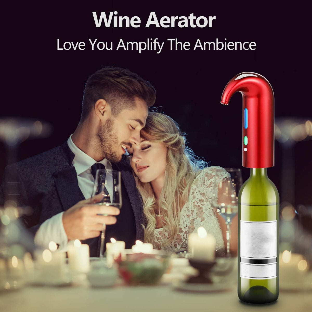 Smart Wine Enhancer with Instant Pour Control
