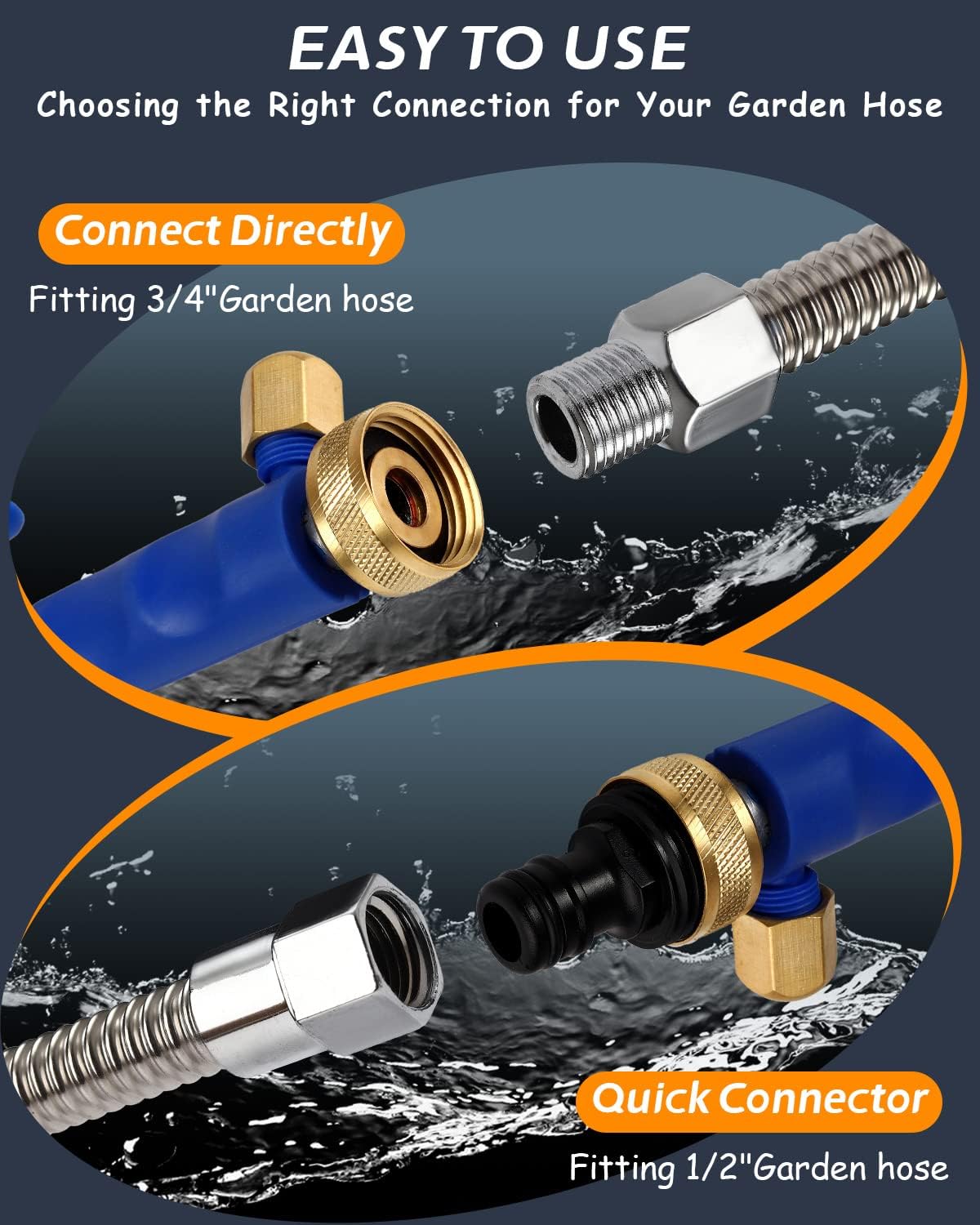 Powerful Garden Hose Nozzle for Effortless Cleaning
