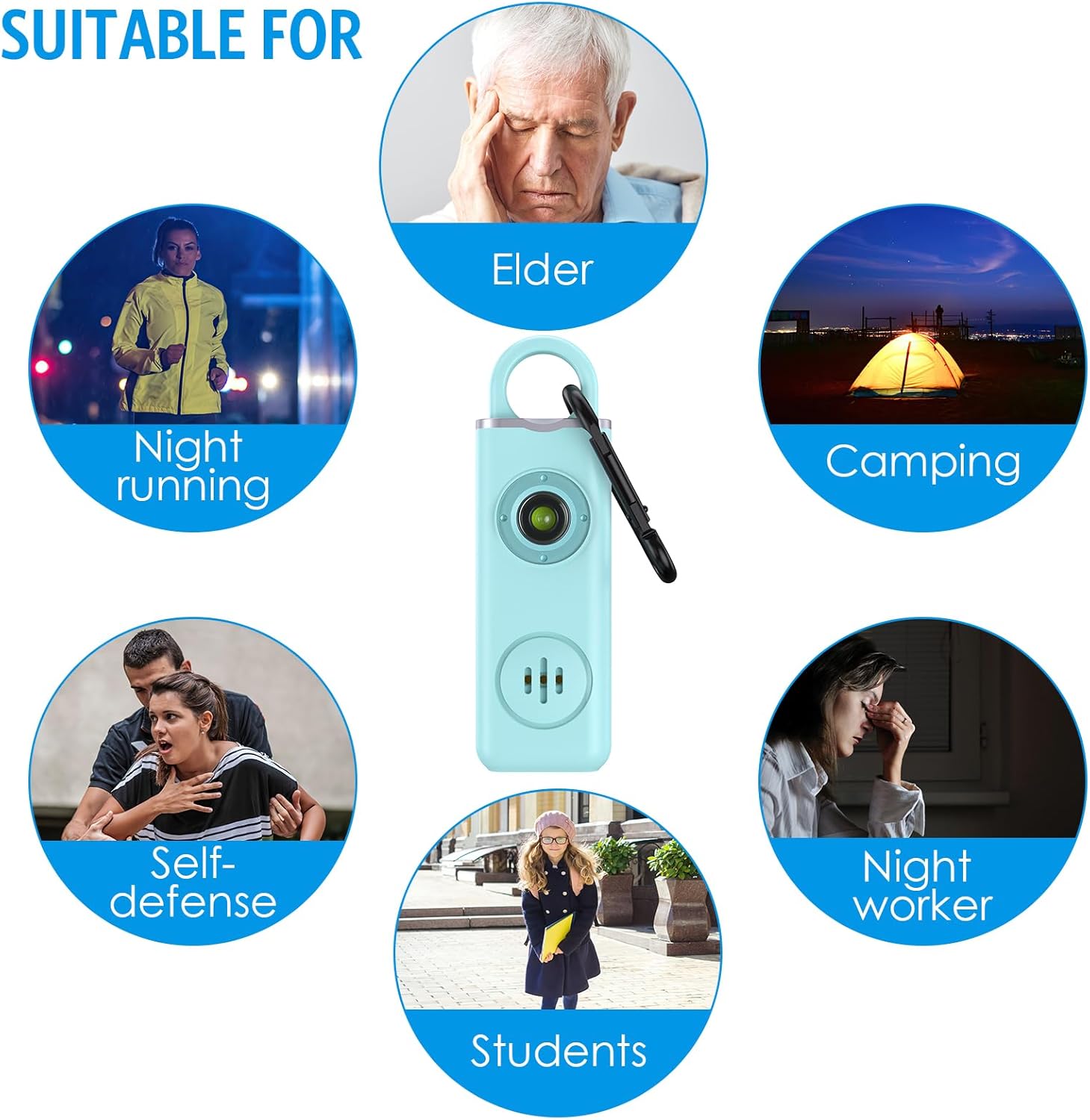 Keyring Personal Alarm – Buy One, Get One Free