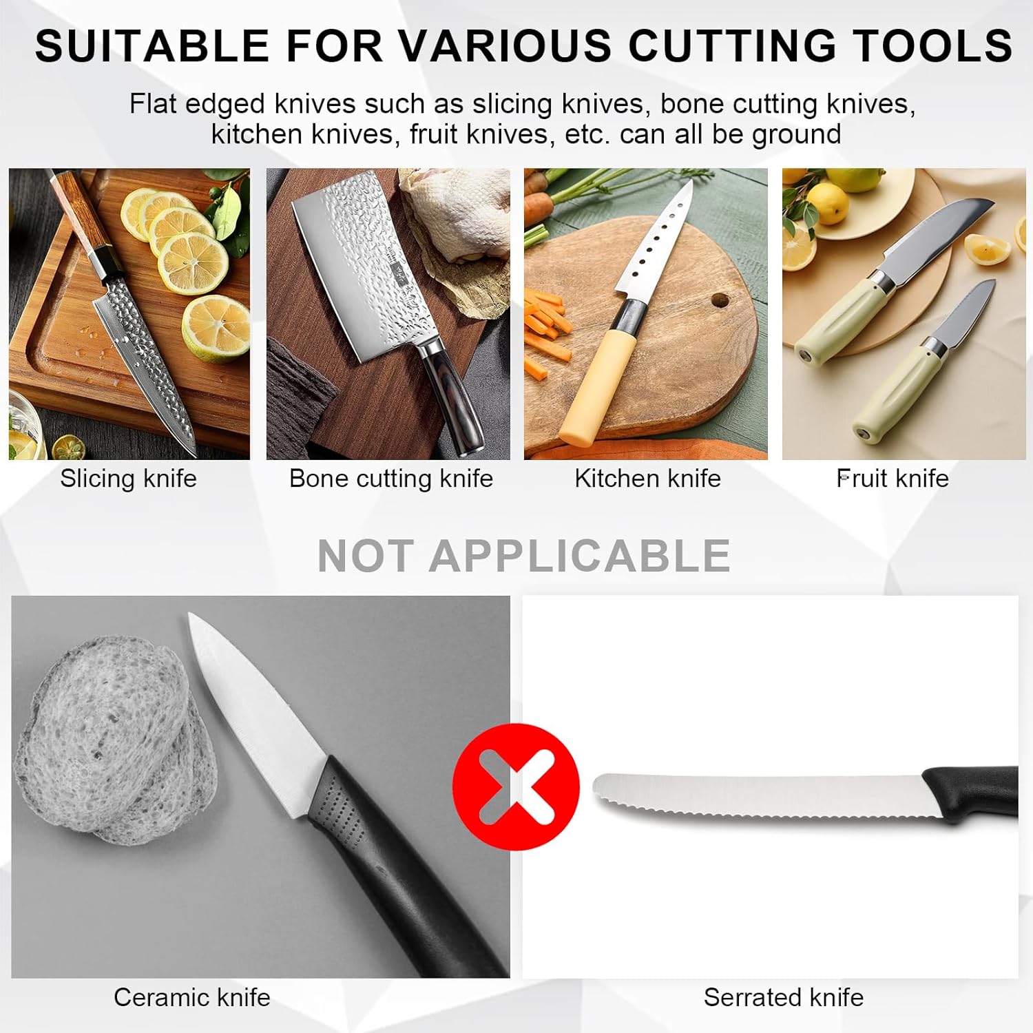 Three-Speed Electric Knife Sharpener with LED Display