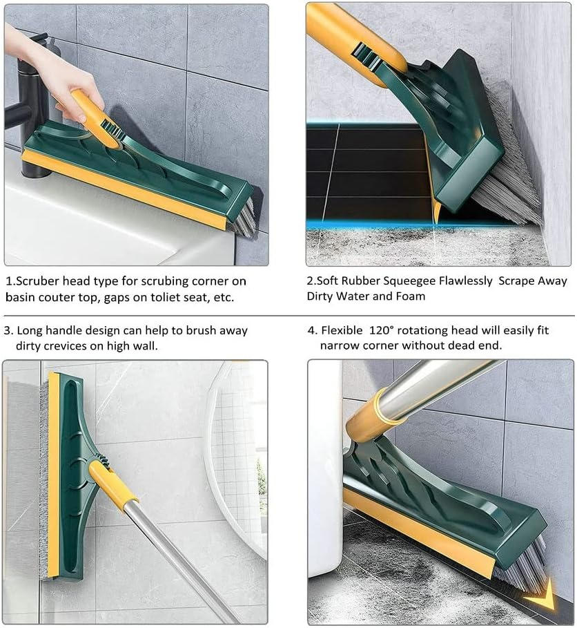 Ergonomic Multi-Surface Cleaning Brush