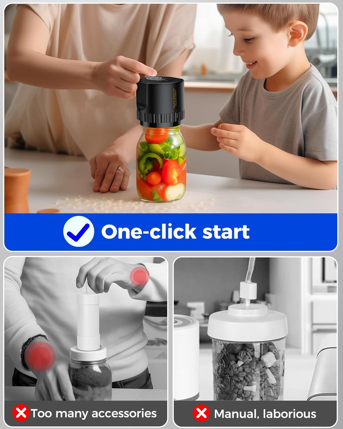 SmartVac Mason Jar Sealing System