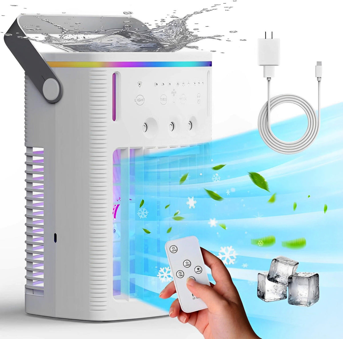 Compact Personal Air Cooler with Remote Control
