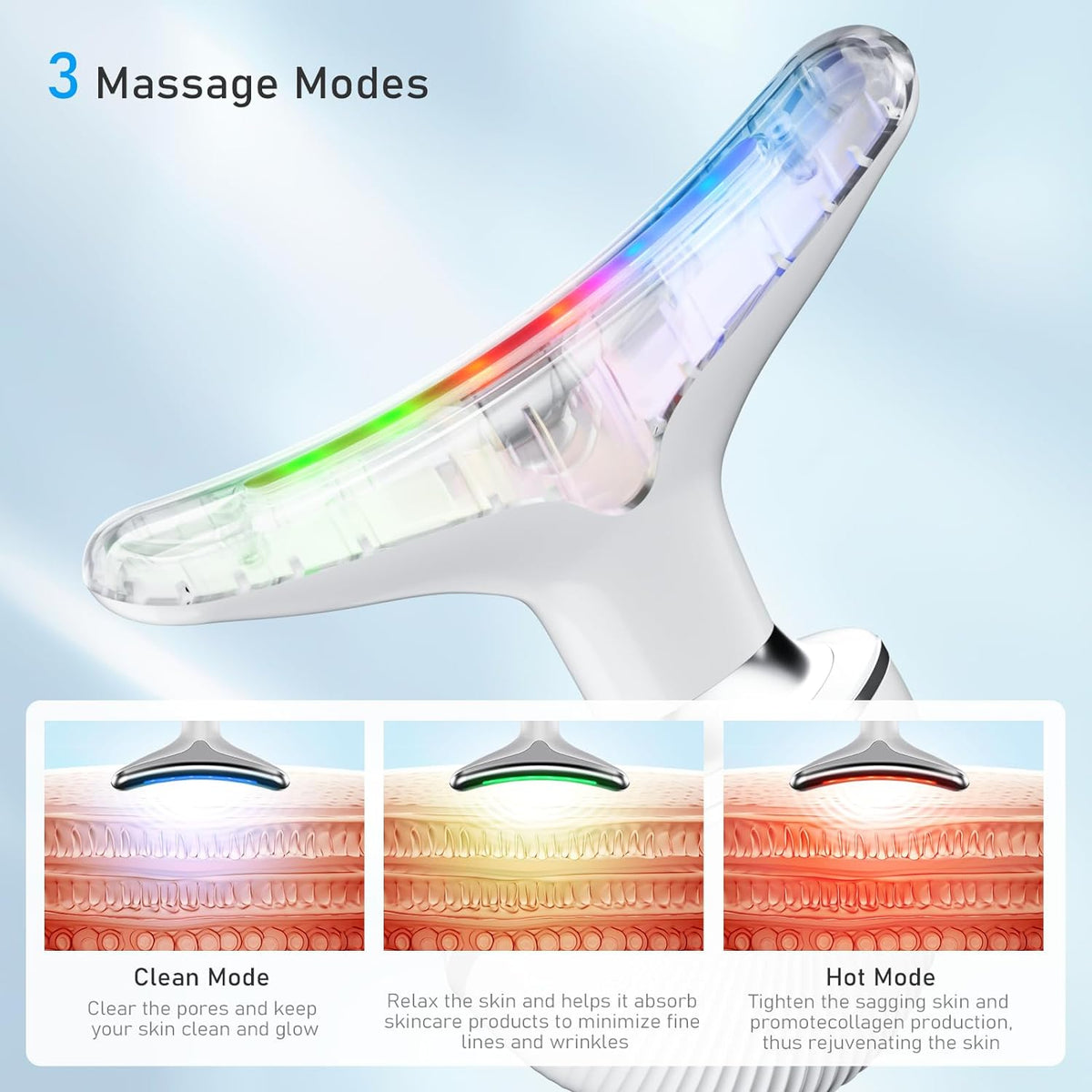 Revitalizing Neck and Face Contour Massager