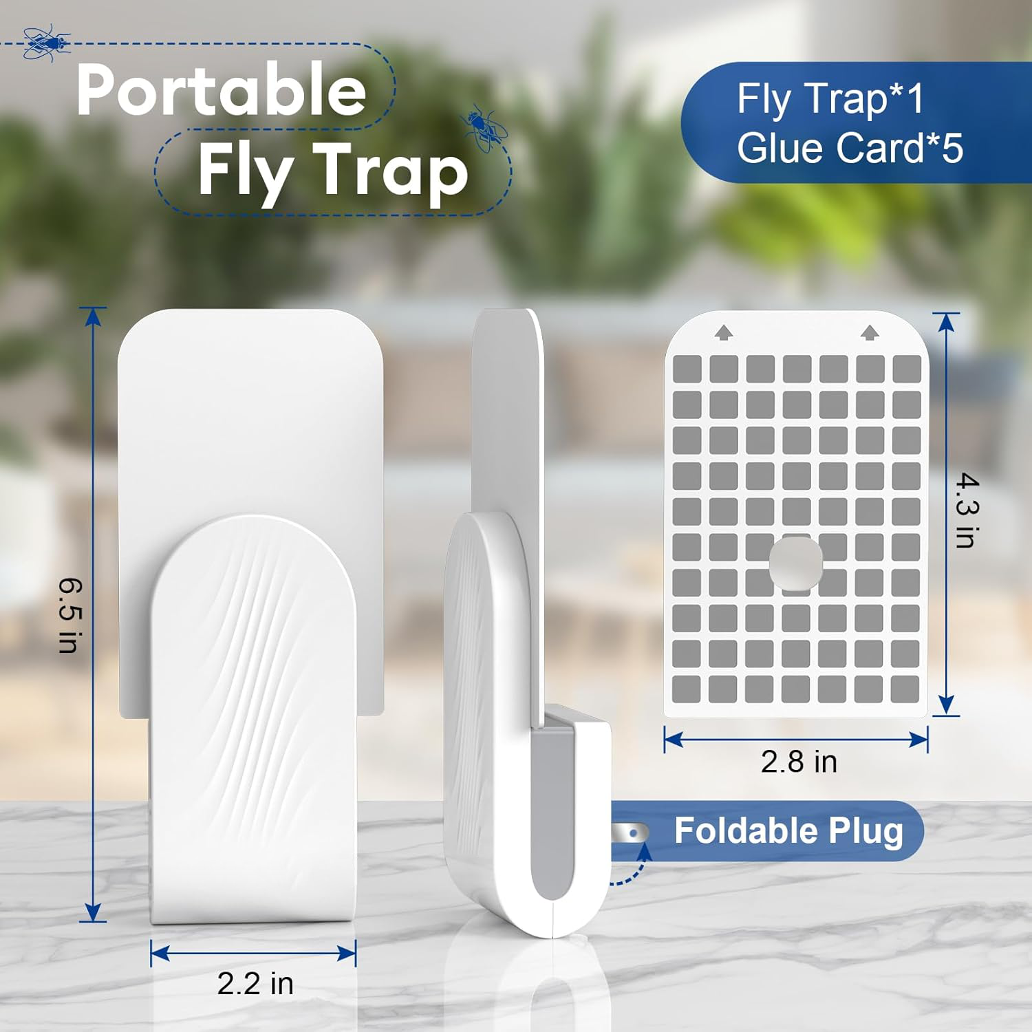 Quiet Insect Catcher for Indoor Spaces