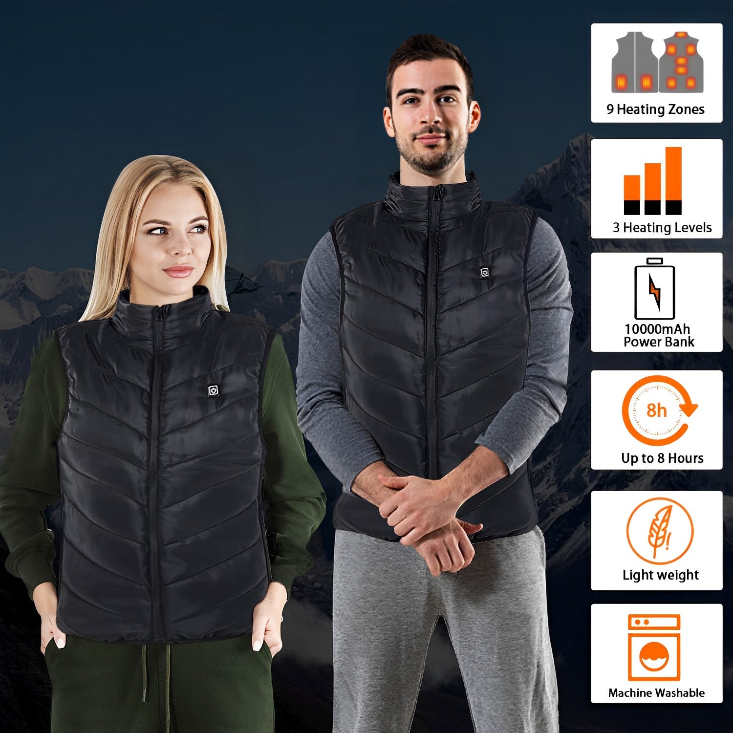 All-Weather USB-Powered Thermal Vest