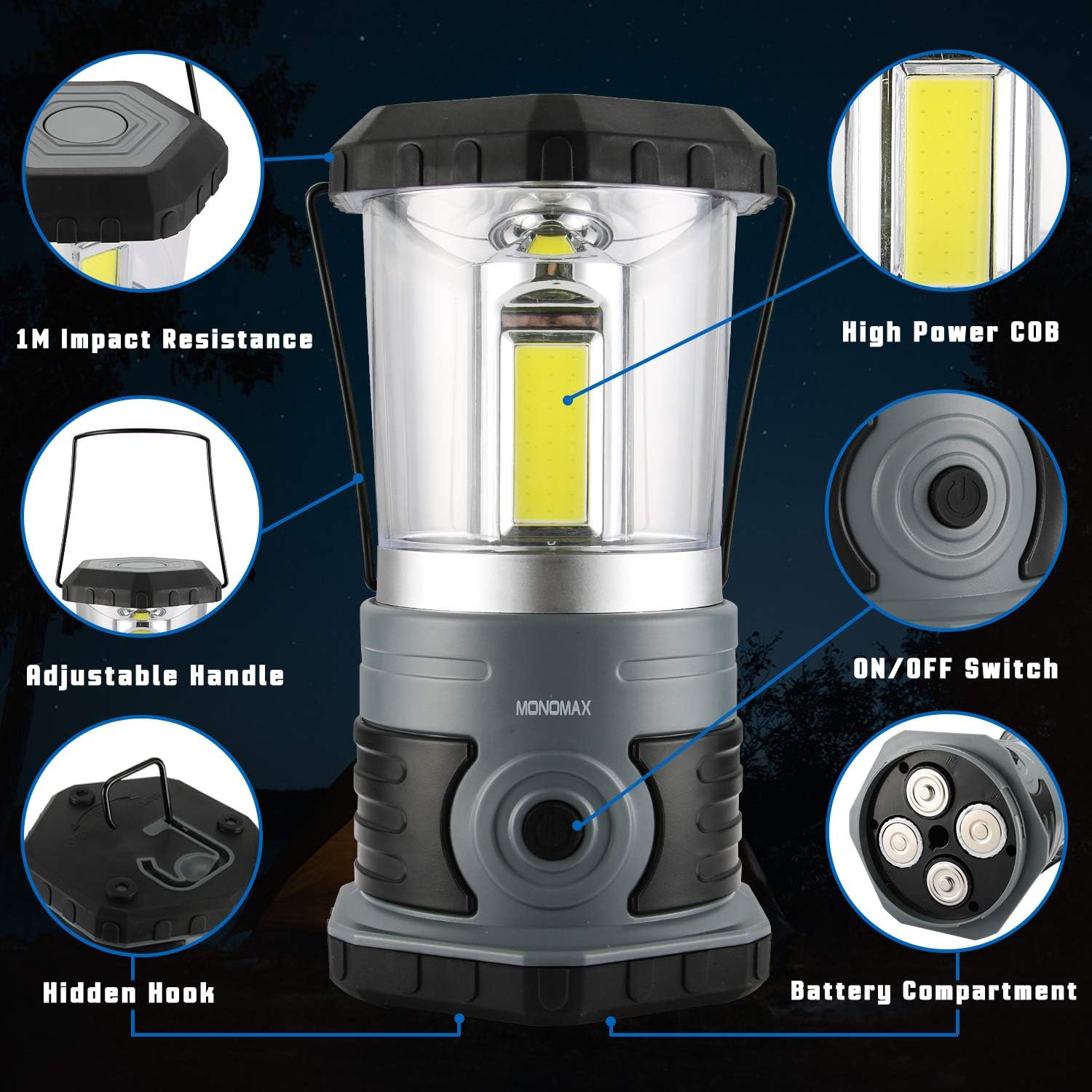 BrightWay Portable Outdoor Lantern