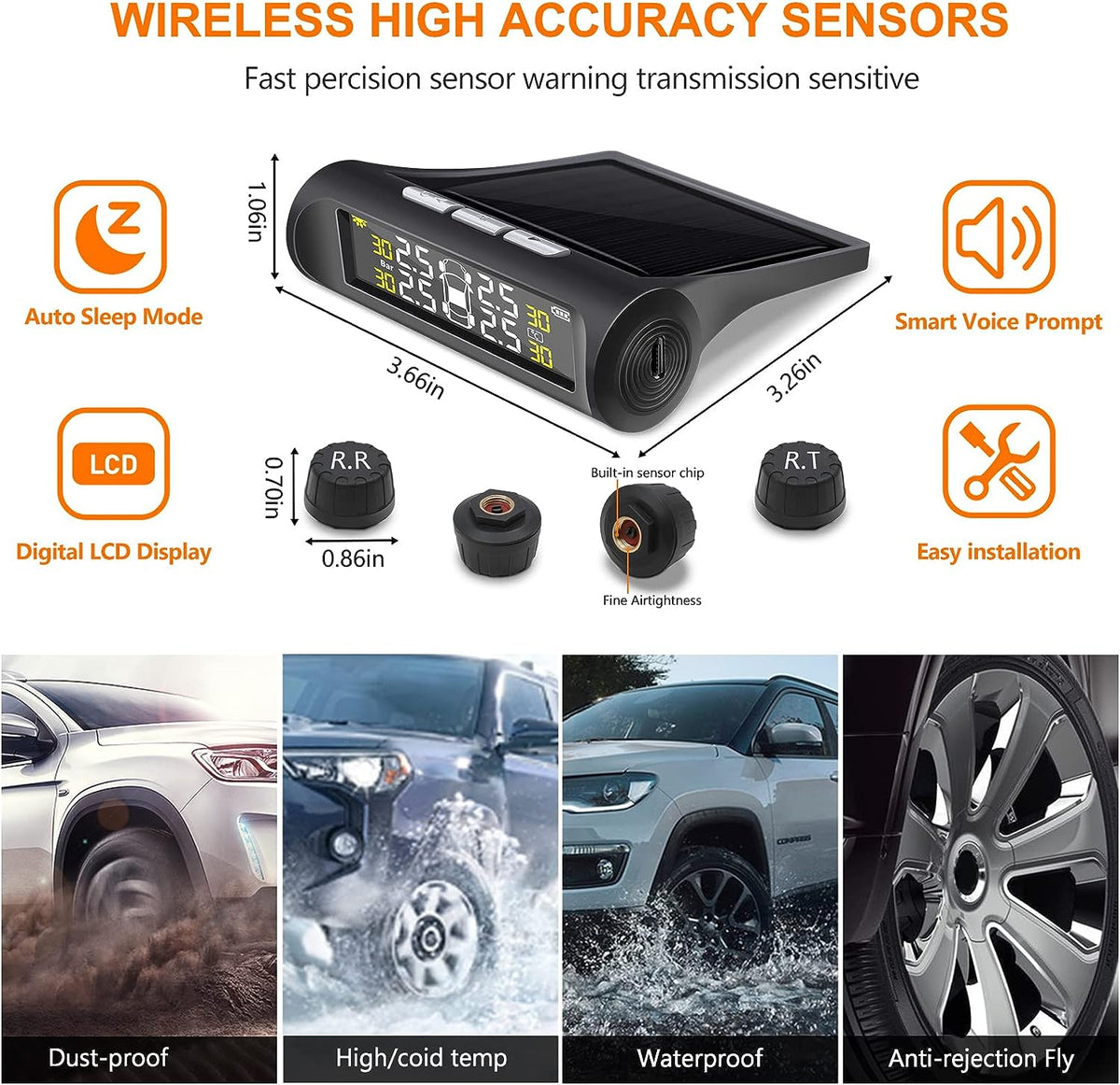 Real-Time Tire Pressure & Temperature Monitoring System