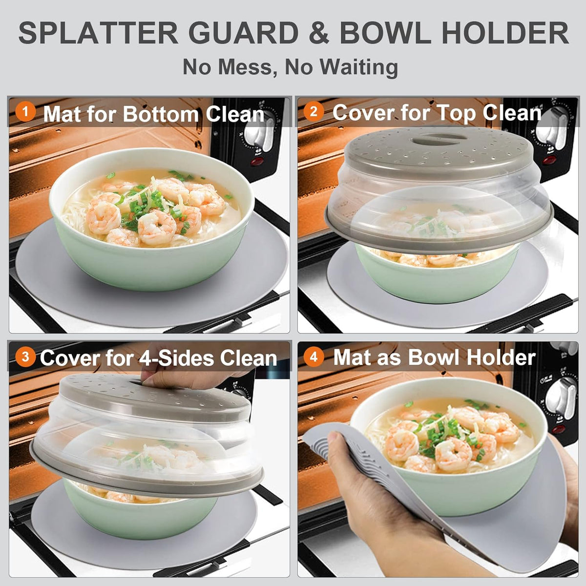 Versatile Microwave Protector & Serving Mat