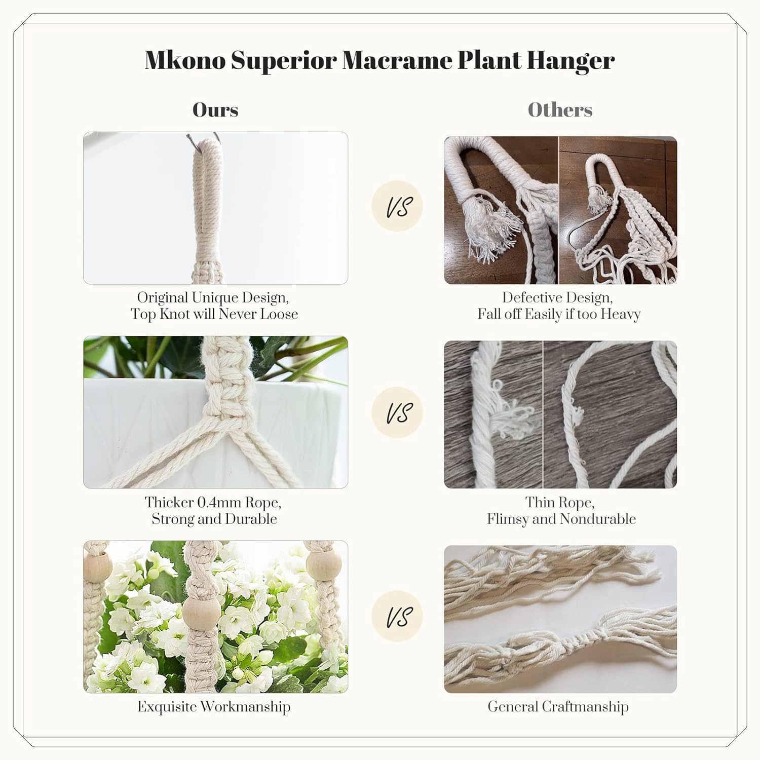 Stylish Indoor Hanging Plant Holder
