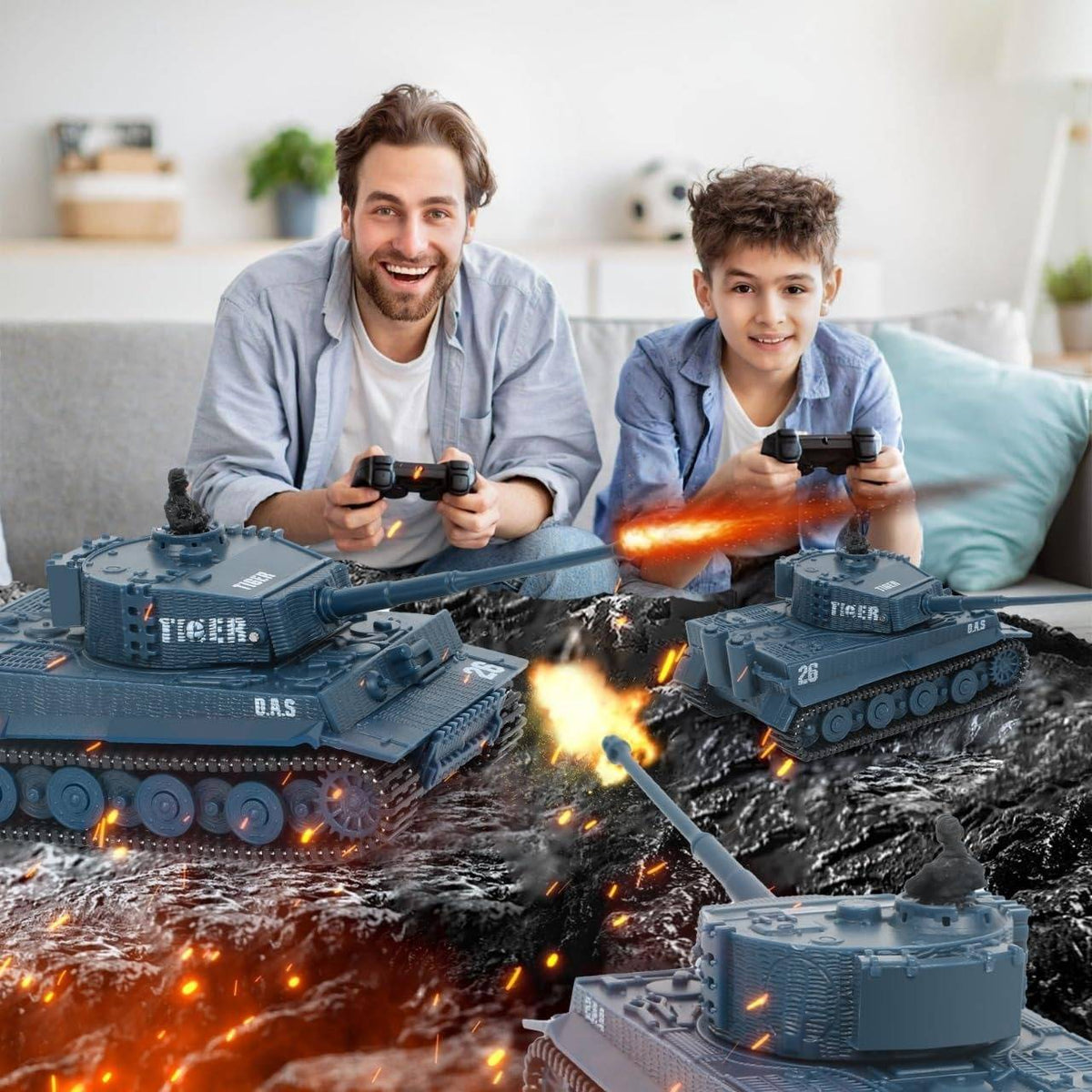 Precision Command Remote-Controlled Military Vehicle