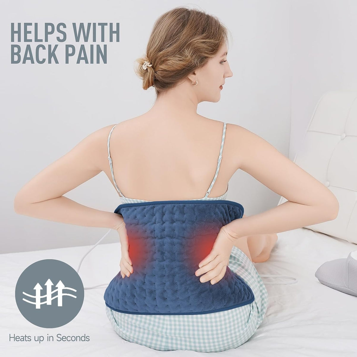 ComfortWave Electric Heating Pad for Soothing Relief