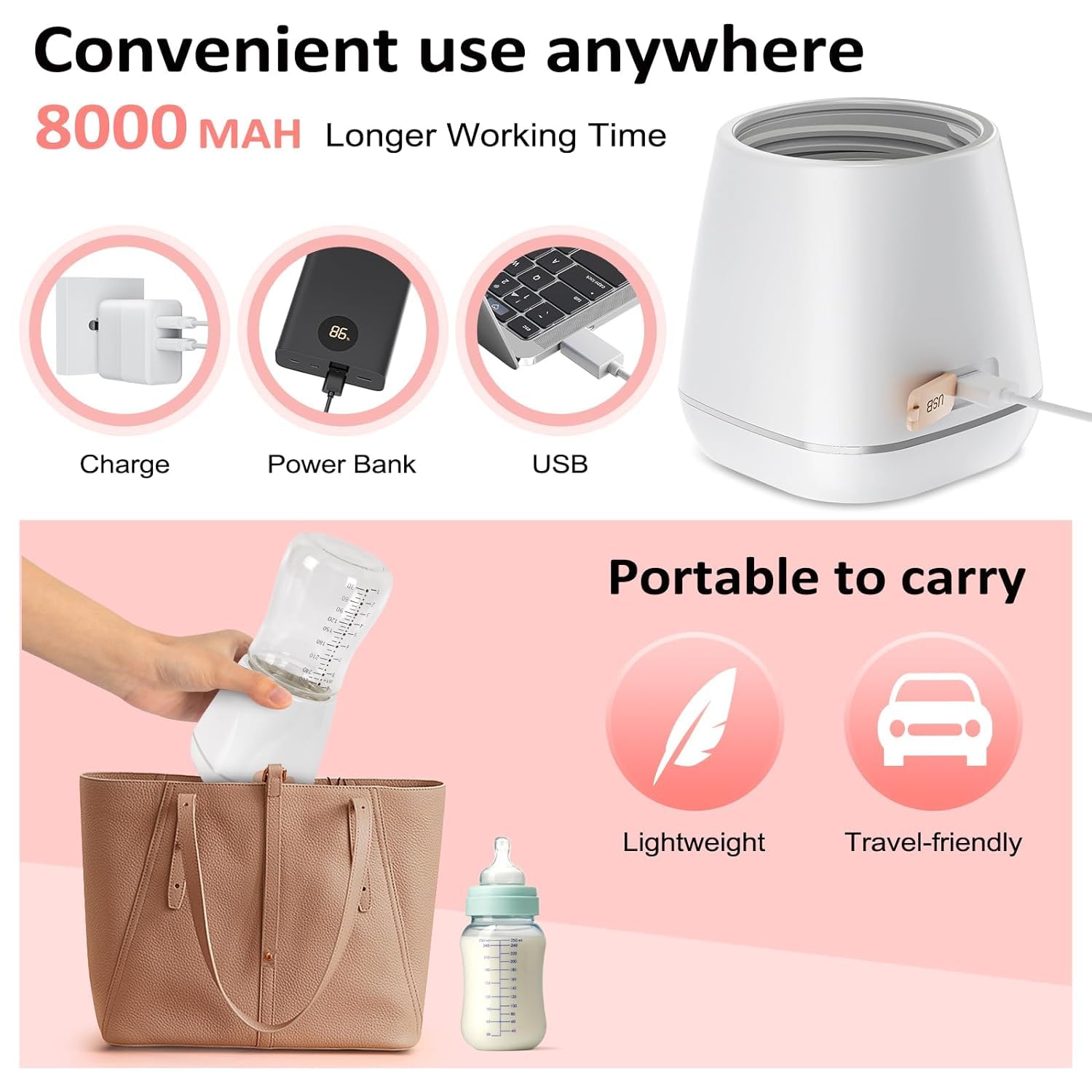 On-the-Go Baby Bottle Heater