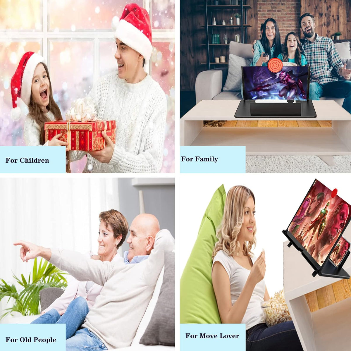 16-Inch Magnifying Screen Enhancer for Movies & Gaming
