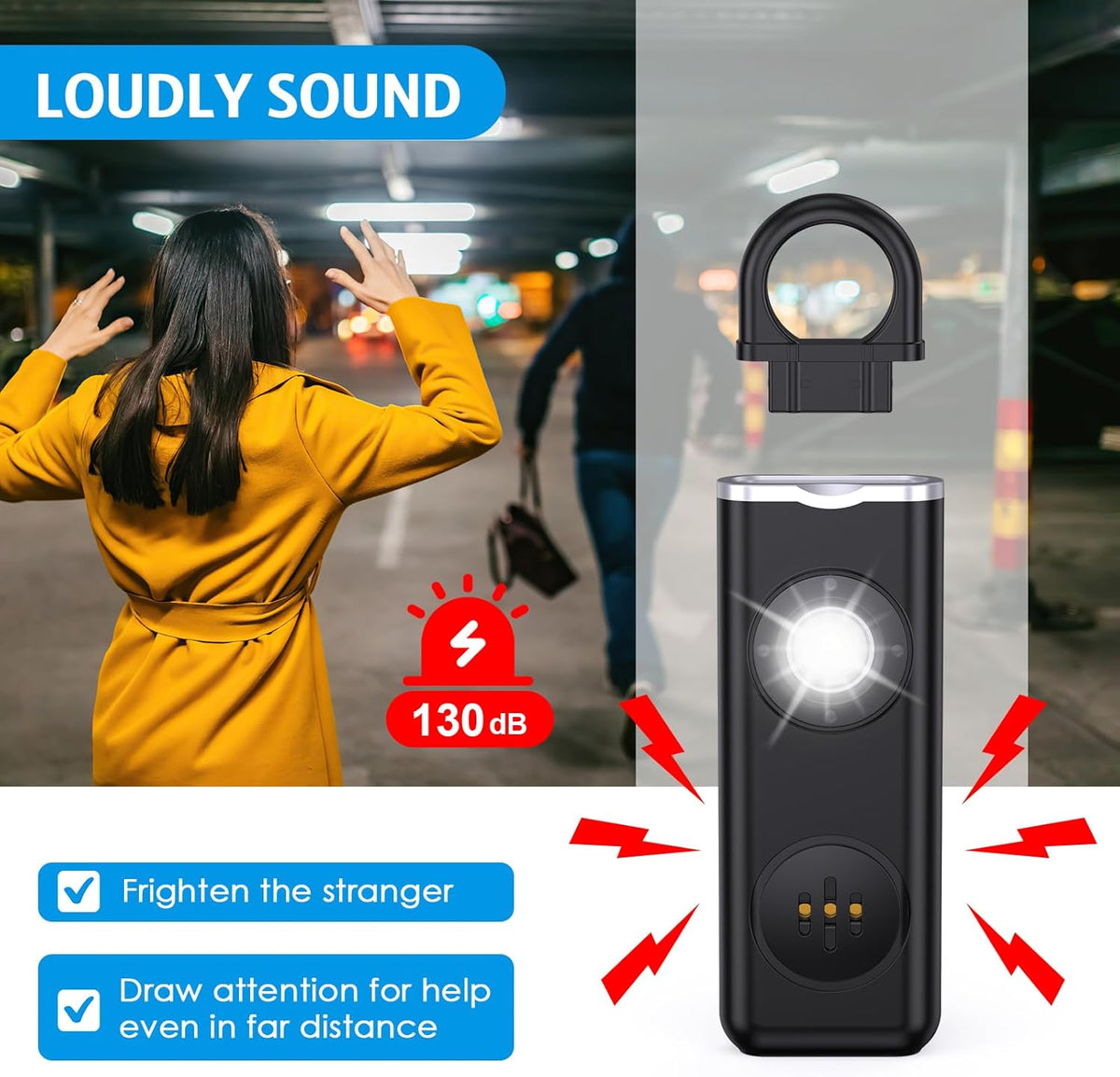 Keyring Personal Alarm – Buy One, Get One Free