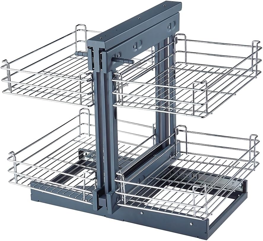 Pull-Out Shelf for Blind Corner Cabinets – Durable Carbon Steel Design