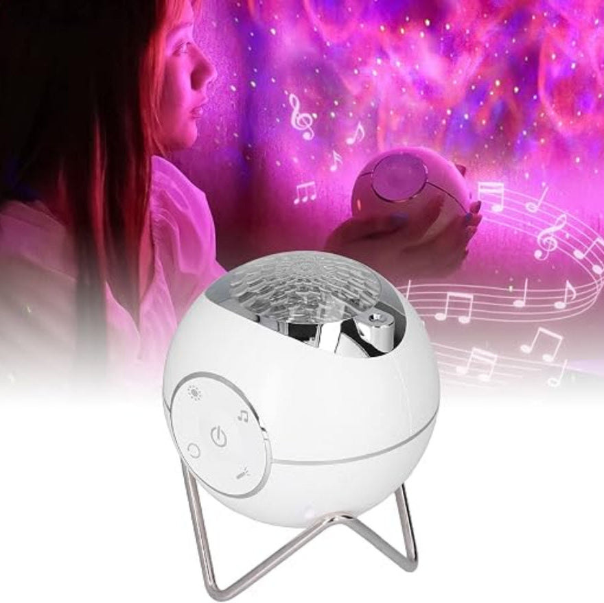 Stellar Nightlight Projector with Bluetooth Speaker