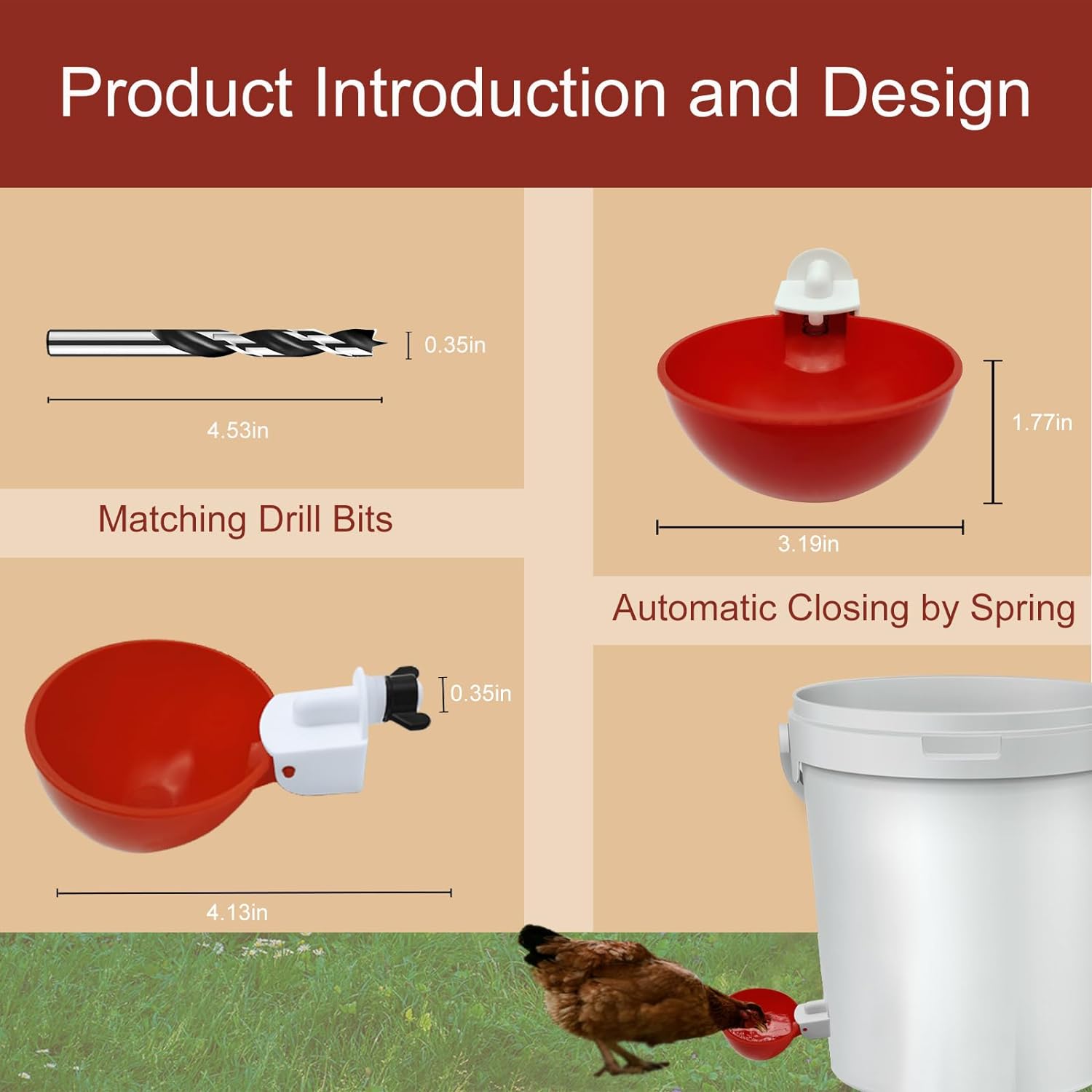 10-Pack Automatic Poultry Hydration System