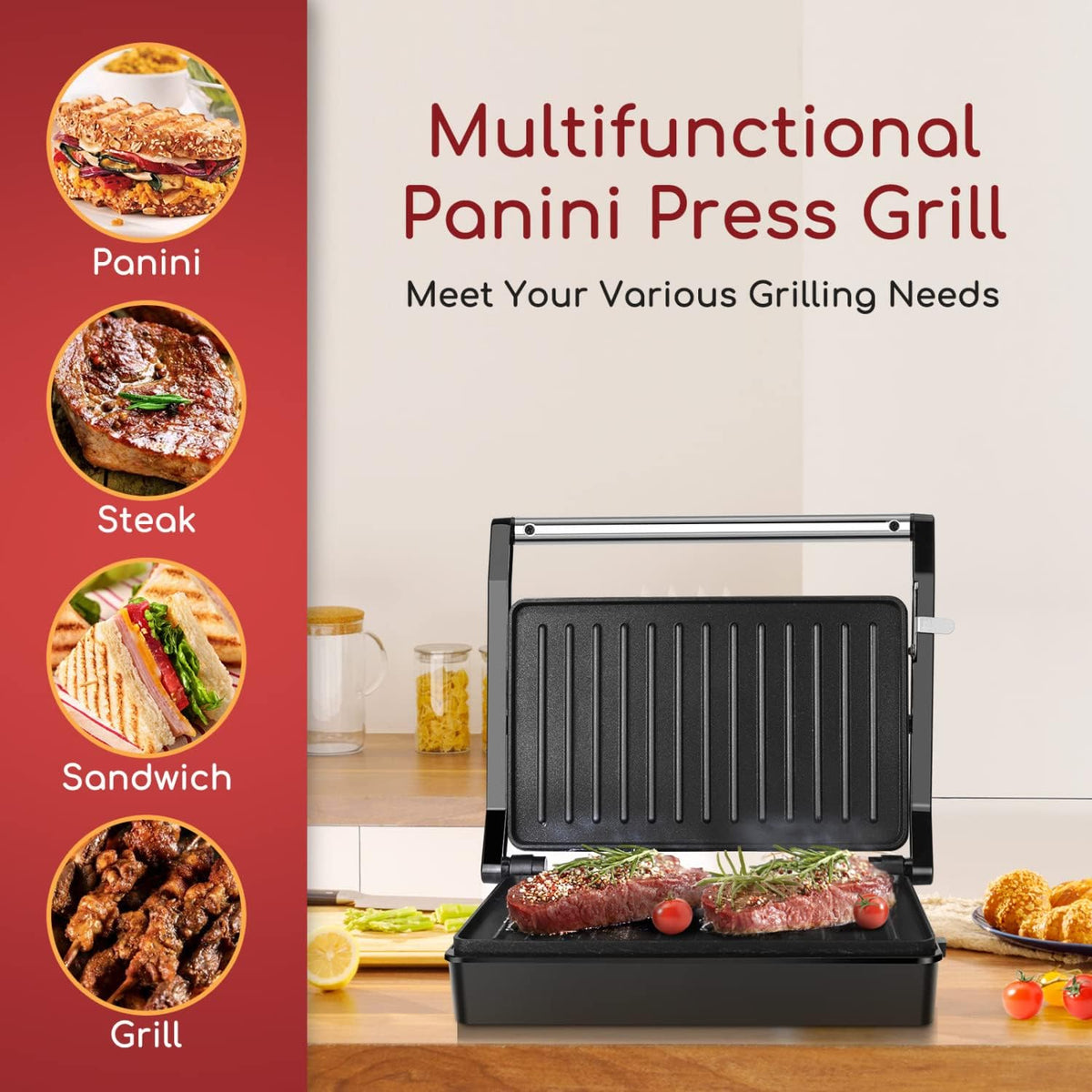 QuickHeat Sandwich Grill & Press