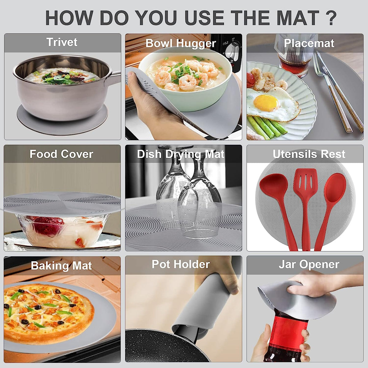 Versatile Microwave Protector & Serving Mat