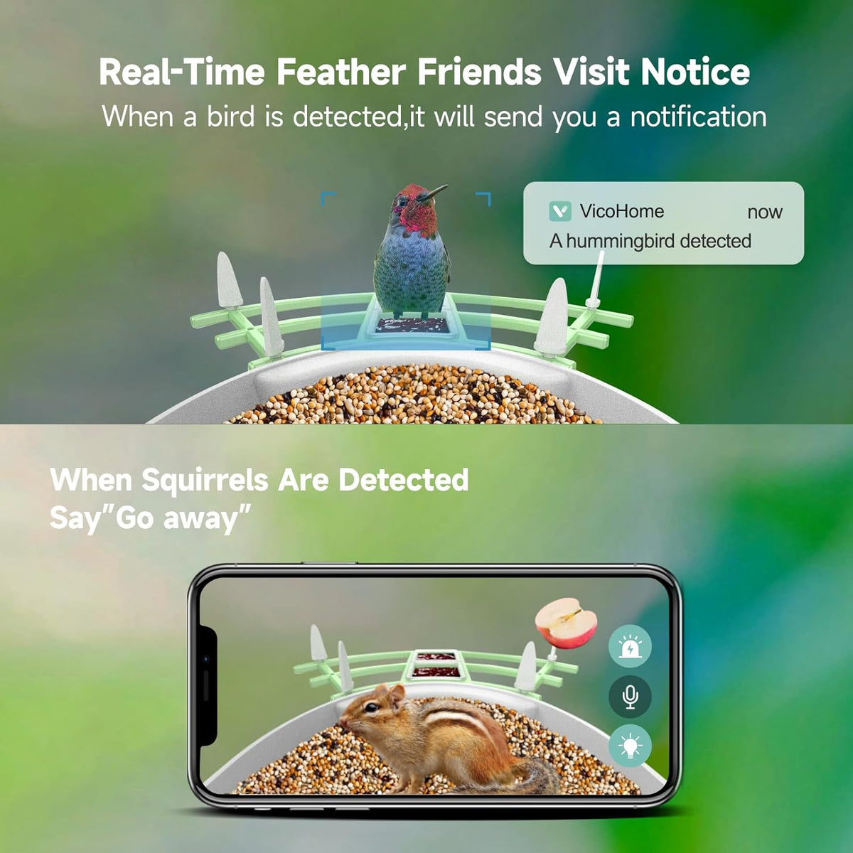 Smart Avian Capture Feeder with HD Camera