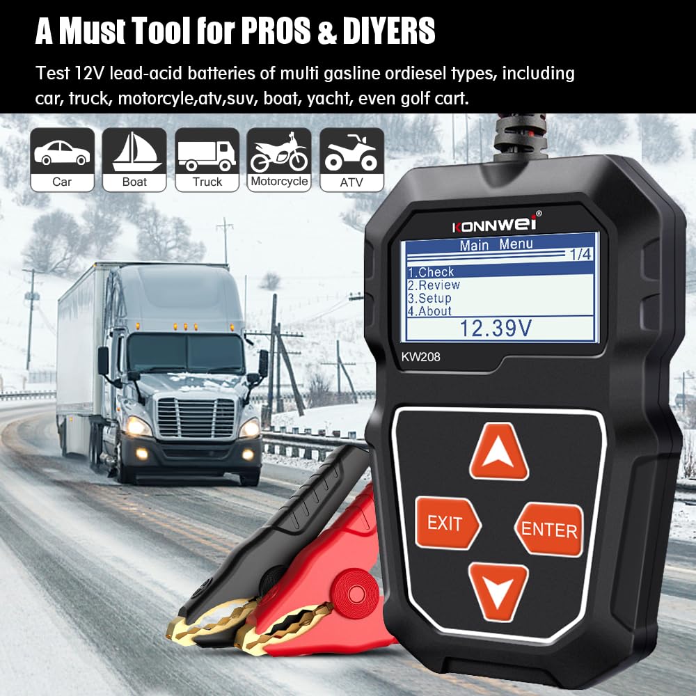 Smart Battery Health Checker for Vehicles