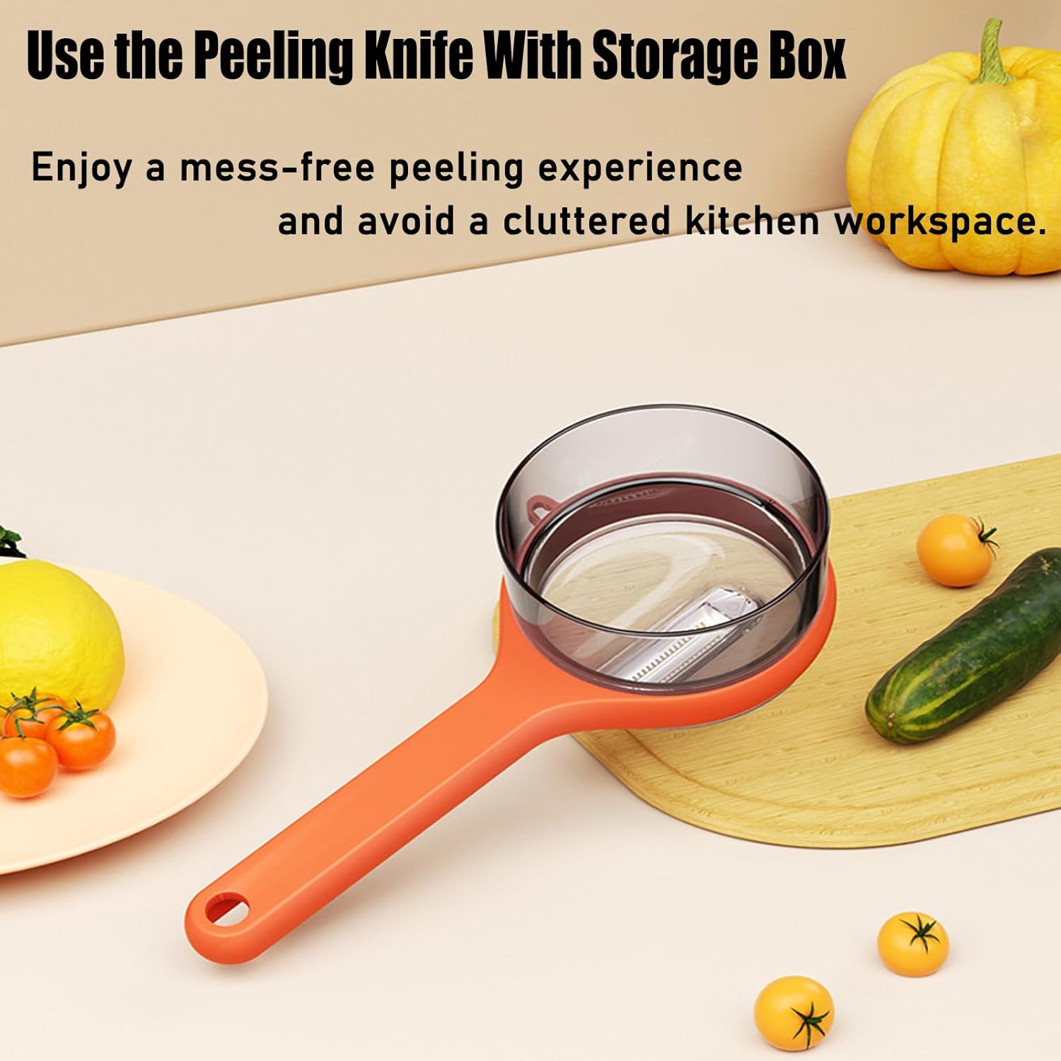 Effortless Fruit & Vegetable Peeler with Dual Blades
