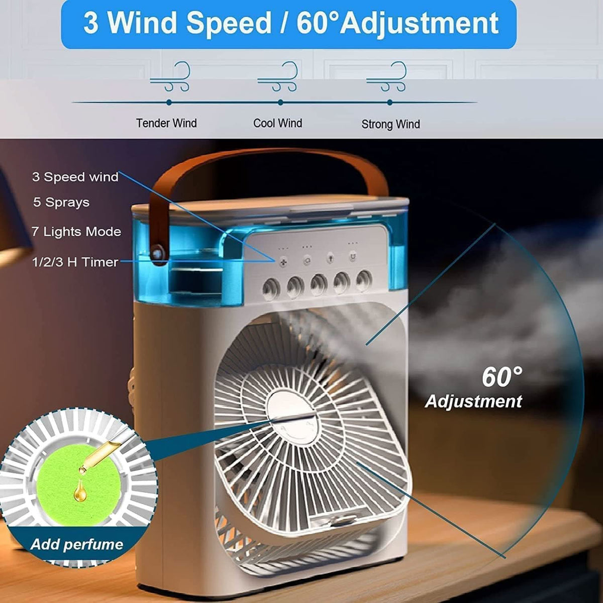 ChillSphere – Compact Personal Air Cooler for Ultimate Comfort