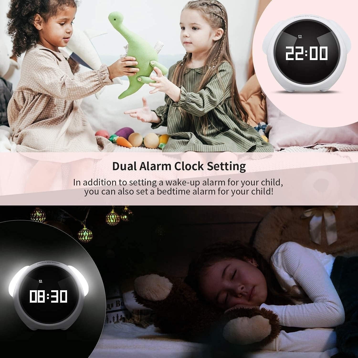 Gentle Dawn Smart Alarm with Light and Voice Activation